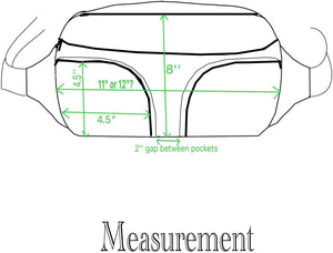 Freakmandu Eco-Friendly Hemp Fanny Pack – White Boho Hip & Waist Bag