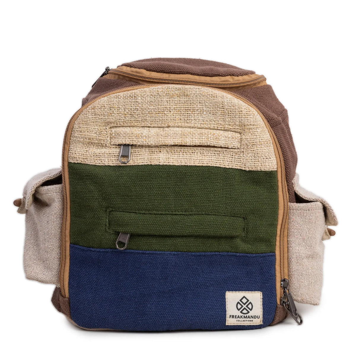 Small Hemp Backpack Bag Purse Women Men Freakmandu